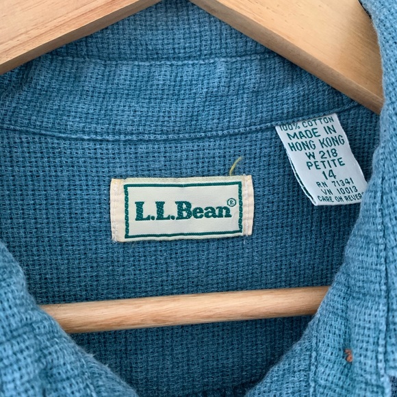 Vintage L.L. Bean button down shirt dress - Picture 8 of 8